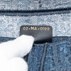 Dior Oblique Embroidered Denim Saddle Bag Secondhand
