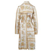 Secondhand Tao by Comme des Garçons Gold Baroque Pattern Trench Coat - '10s