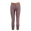Secondhand Marni Brown & Charcoal Striped Cotton Knit Trousers - '00s