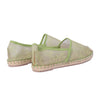 Secondhand Valentino Green Mesh and Lace Espadrille Flats - '10s