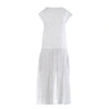 Secondhand Rochas Textured Silk-Blend Drop-Waist Maxi Dress - '10s