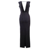 Secondhand Solace London Black Maxi Dress -'10s