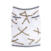 Secondhand Moschino Resort White Gold Chain Skirt