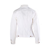 Secondhand Jean Paul Gaultier Junior Vintage White Denim Hourglass Jacket - '90s