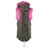 Secondhand Furs 66 Milano Fur-Trimmed Sleeveless Parka - '10s