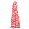 Secondhand UltraChic Midi Shirt Dress with Heart Print - '10s