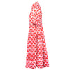 Secondhand UltraChic Midi Shirt Dress with Heart Print - '10s