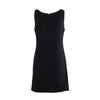 Lawrence Steele Black Bouclé Sleeveless Shift Dress