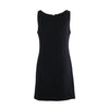 Secondhand Lawrence Steele Black Bouclé Sleeveless Shift Dress - '90s