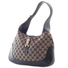 Secondhand Gucci Vintage GG Canvas Hobo Bag with Leather Trim – '00s