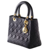 Secondhand Dior Medium Lady Vintage Cannage Nera - '90s