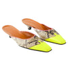 Secondhand Miu Miu Multicolor Leather Mules - '10s