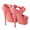 Secondhand Yves Saint Laurent Leather T-Strap Sandals - '10s