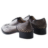 Secondhand Louboutin Pointed-Toe Python Loafers - '10s
