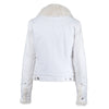 Secondhand Gucci by Tom Ford White Denim and Lamb Fur Jacket - '00s