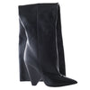 Secondhand Saint Laurent Niki knee-high leather boots - '20s