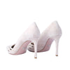 Secondhand Prada Suede Wave Cut-Out Pumps - '10s