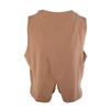 Secondhand Mani Camel Wool Asymmetric Wrap Vest - '90s