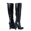 Secondhand Sergio Rossi Knee-High Leather Boots - '00s