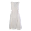 Secondhand Miu Miu 2007 Silk-Cotton Smocked Waist Midi Dress - '00s