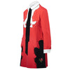 Secondhand Vivetta Red Mini Dress with Decorative Details - '10s