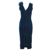 Secondhand Jean Paul Gaultier Velvet Sheath Dress - '00s