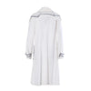Secondhand Roberta Di Camerino Nautical Trompe-L'œil Cotton Coat -'70s