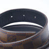 Secondhand Louis Vuitton Damier Ebene Belt With A Gold-Tone Buckle - '10s