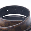 Secondhand Louis Vuitton Damier Ebene Belt With A Gold-Tone Buckle - '10s