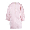 Secondhand Rochas Pink Structured Mini Dress with Floral Embroidery - '10s