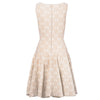 Secondhand Alaïa Beige Wool Blend Stretch Knit Skater Dress - '00s
