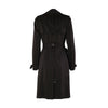 Secondhand Karen Millen Brown Monogram Jacquard Belted Trench Coat