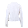 Secondhand GFF Gianfranco Ferré White Cotton Hidden-Fastening Jacket