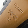 Secondhand Fendi Leather Peep Toe Slingback Sandals - '10s