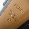 Secondhand Fendi Leather Peep Toe Slingback Sandals - '10s