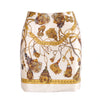 Secondhand Oxygene Silk Skirt with Baroque Tassel Print - '10s