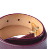 Secondhand Louis Vuitton Amarante Monogram Vernis LV Frame Belt-'10s