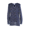 Secondhand Missoni Knit Mini Dress Blue & Silver - '00s