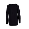 Secondhand Saint Laurent Black Chain Trim Long College Cardigan - '10s