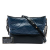 Chanel Medium Bicolor Quilted Aged Calfskin Gabrielle Hobo Secondhand