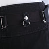 Secondhand Hussein Chalayan Black Utility Belted Mini Skirt - '00s