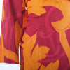 Secondhand Gianfranco Ferré Baroque Print Silk Dress with Oversized Bow – '80s