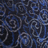 SECOND HAND Missoni Knit Mini Dress Blue & Silver