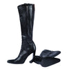 Secondhand Sergio Rossi Knee-High Leather Boots - '00s