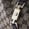 Secondhand Gucci Vintage GG Canvas Hobo Bag with Leather Trim – '00s