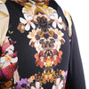 Secondhand Just Cavalli Black Leo Butterfly Print Jersey Fitted Dress -'00s