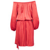 Secondhand Yves Saint Laurent Ruched Evening Silk Dress -'00s