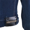 Secondhand Roberto Cavalli Dark Wash Denim Crystal Logo Jacket - '00s
