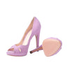Secondhand Casadei Pink Suede Peep Toe Platform Pumps -'10s