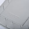 Secondhand Bottega Veneta Intrecciato Grey Leather Phone Pouch with Adjustable Strap - '20s